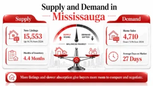 Supply and Demand in Mississauga Real Estate Market